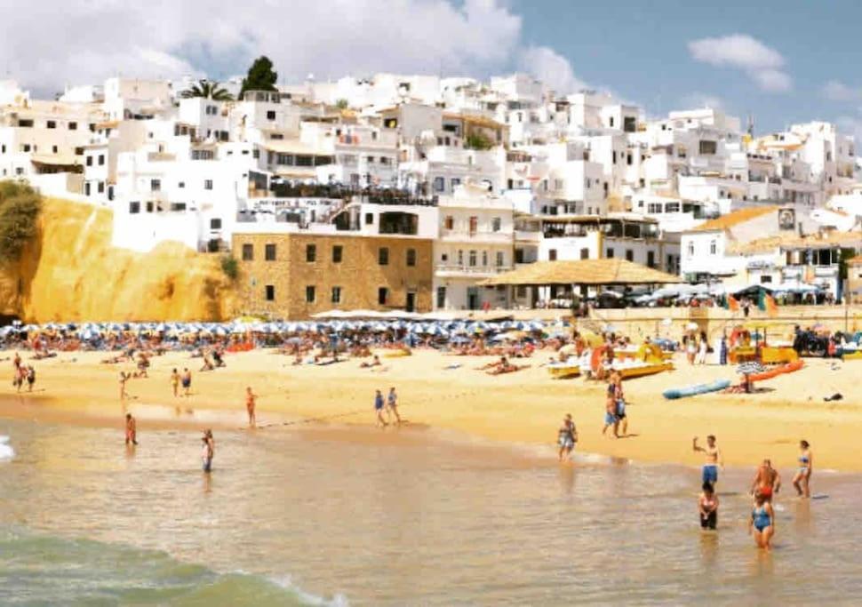 Studio With Great Sea View, Near The Beach, With Ac And Pools Albufeira Ngoại thất bức ảnh